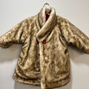 Size 2T reversible dress coat